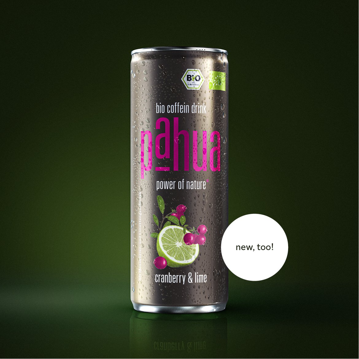 Limonata Bio Koffein Lime Mirtillo Rosso | Alternativa alla bevanda energetica Natürliche