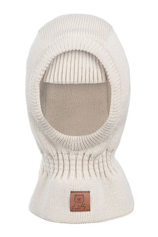 Sturmhaube für Kinder FLORA BEIGE