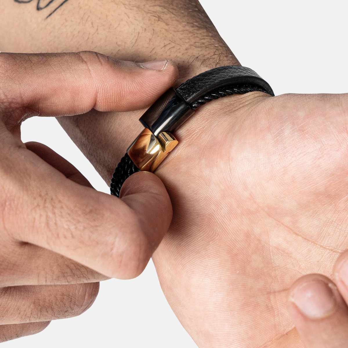 Bracelet en cuir "Gloire"