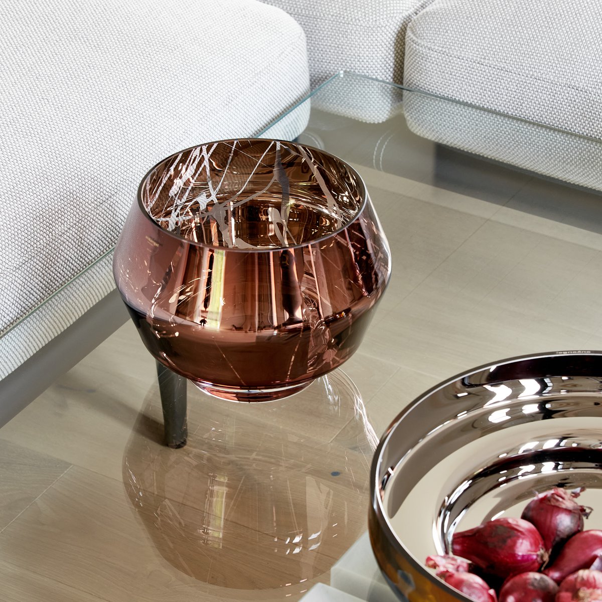 kubus DECO grote kom splashed
