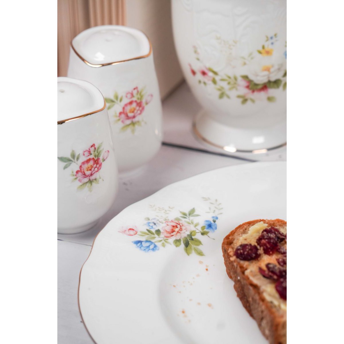 Plato de postre Jardín inglés 21,6 cm Isabelle Rose