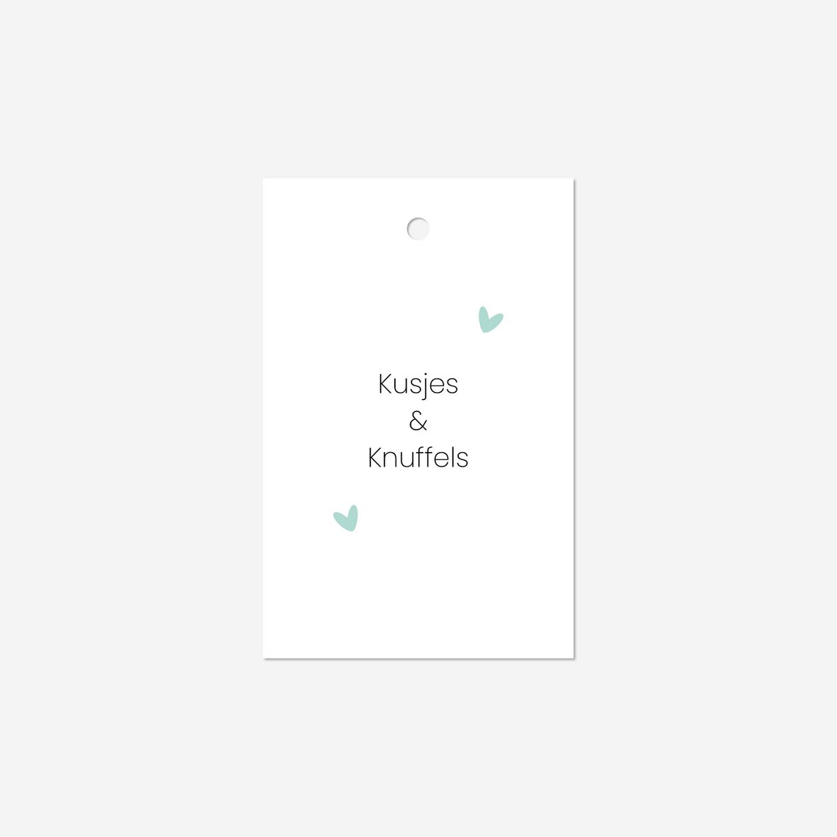 Cadeau label | Kusjes en knuffels