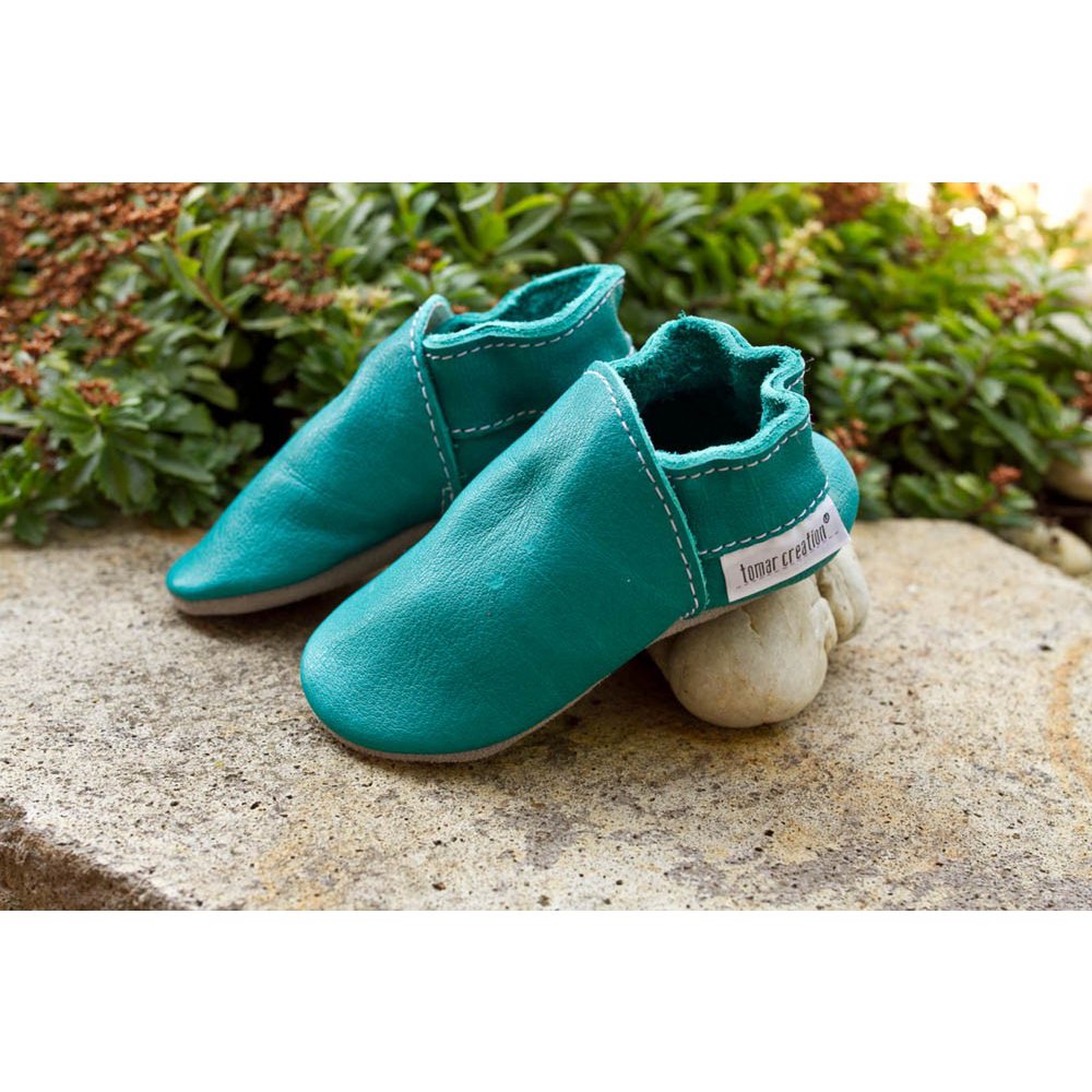 Chaussons cuir bio - waikiki