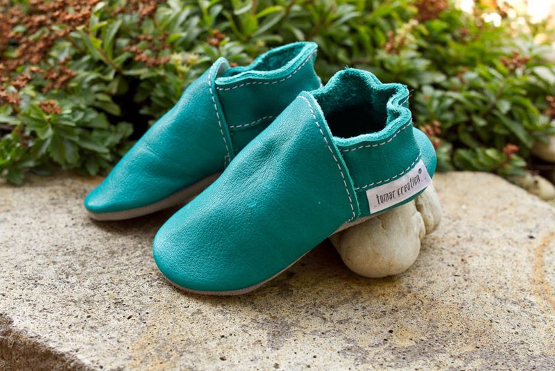 Chaussons cuir bio - waikiki