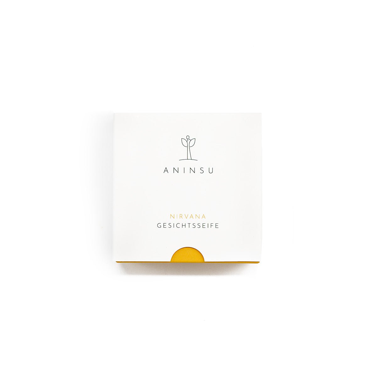 Nirvana Gesichtsseife von Aninsu | zertifizierte Naturkosmetik | vegan plastikfrei handgemacht | mit Bio-Ölen | Reinigung & Pflege | mit Kurkuma & Sanddorn | einzigartiger Duft | 60 g