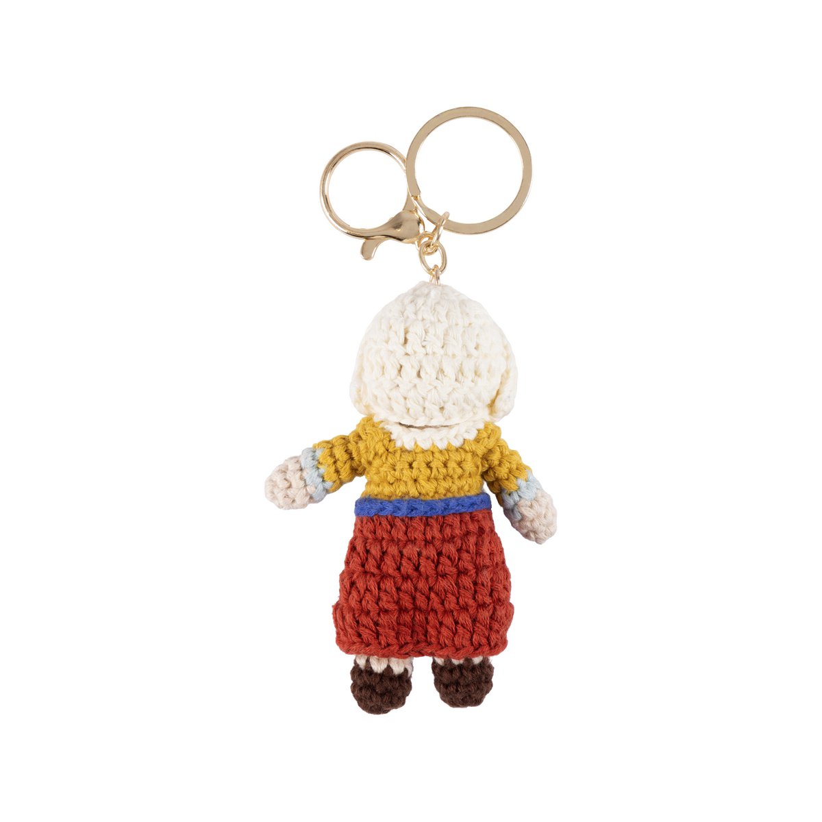 Crochet Keyring Milkmaid