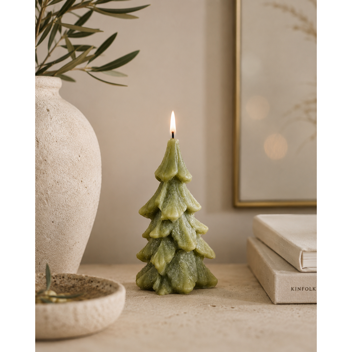 Candela per albero di Natale dell'aurora boreale