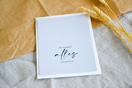 Postkarte "Du kannst alles schaffen"