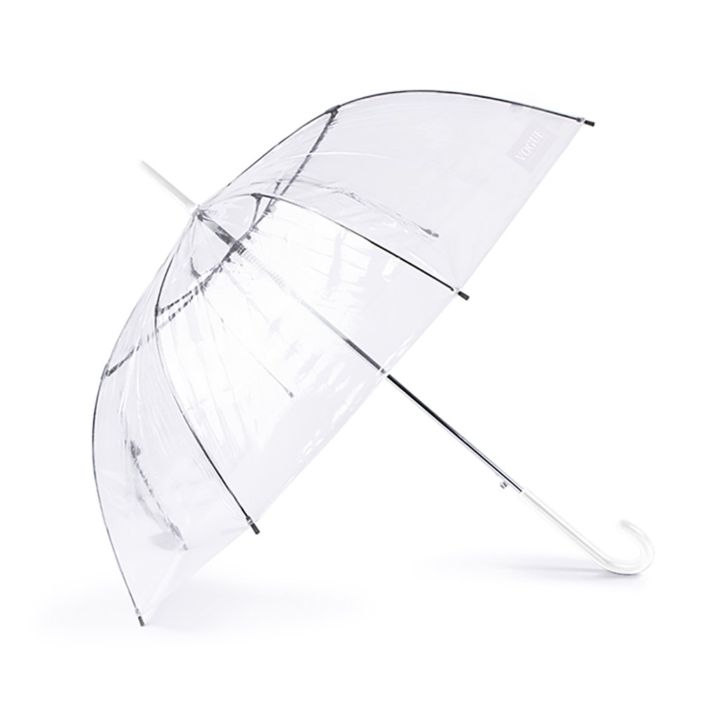 Vogue Regenschirm | Transparente lange Frau