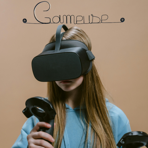 „Gameuse“ Draht-Wanddekoration – zum Anstecken – Wandschmuck – Kinder-/Jugendzimmer