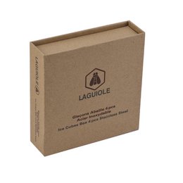 Laguiole di 4 cubetti cubi cubi di acciaio cubico