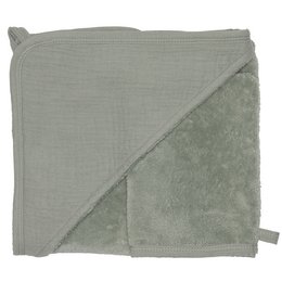 Badekappe + bambushandske og bomuldsgaze - Verdigris