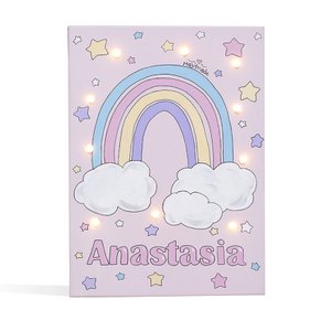 Rainbow Led Light Canvas