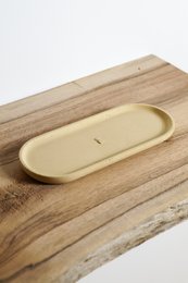 Beiges Tablett
