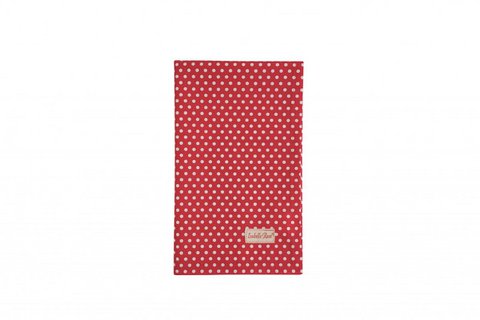 Tafelloper Polka dot rood 45x150 cm Isabelle Rose