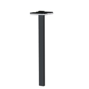 LED-Außensockelleuchte "CLAIR" , aus Metall in Anthrazit, mit integrierter LED
