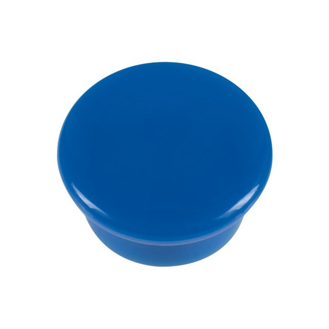 Magneet Westcott blauw pak à 10st. 15mmx8mm 100gr. cap: 3-4 vel 80gr. papier