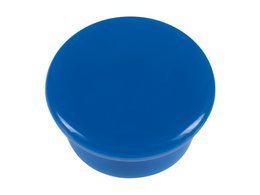 Magnete Westcott blu confezione da 10 pz. 15mmx8mm 100gr. tappo: 3-4 fogli 80gr. carta