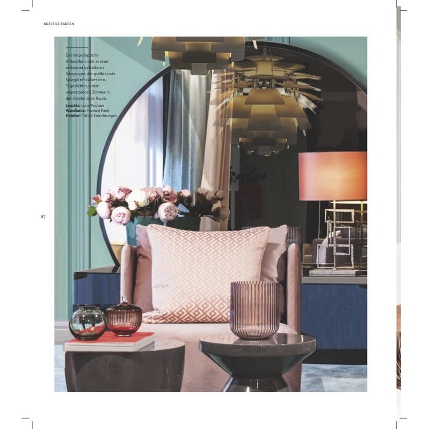 Stylish living with colour