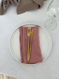 Servietten aus Musselin (2er Set)