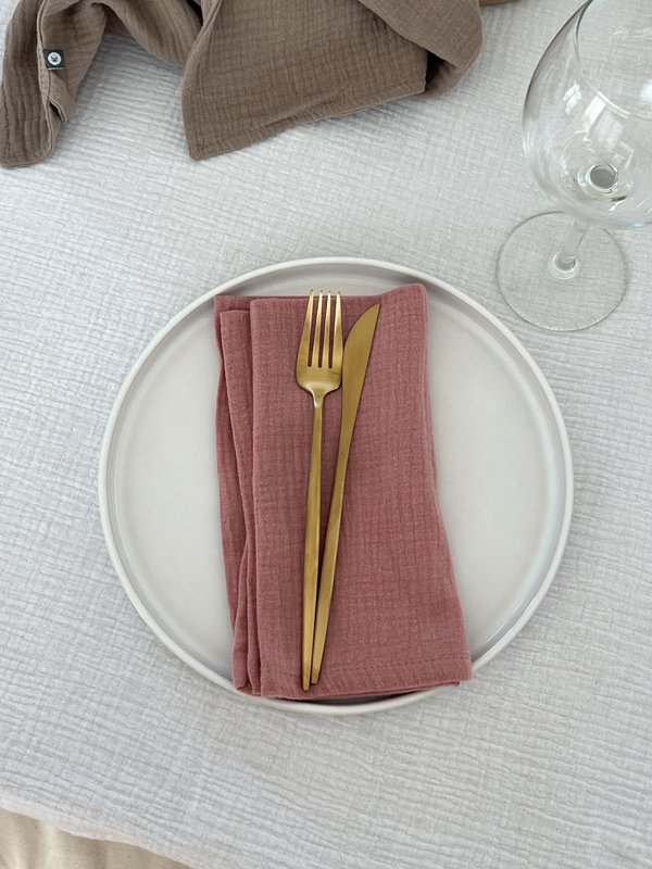 Servietten aus Musselin (2er Set)