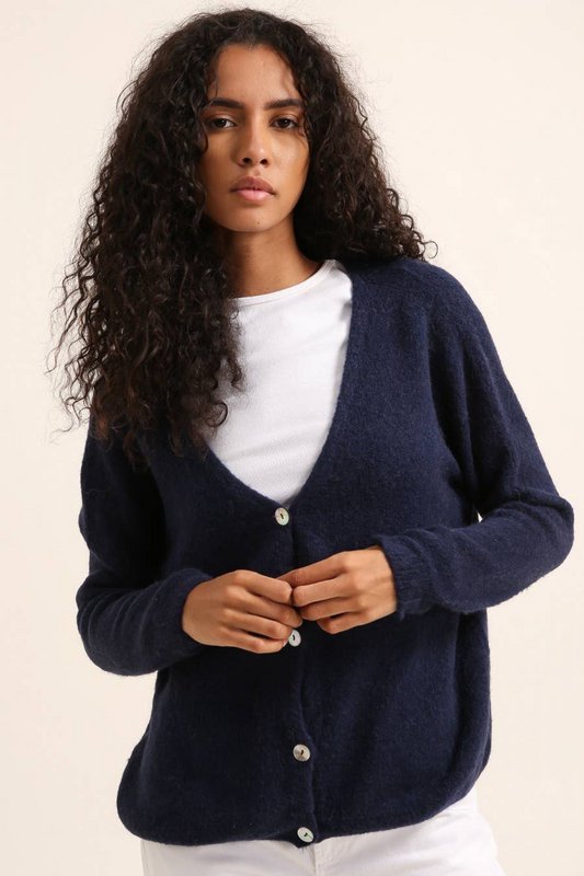 Gilet cardigan col V RÉF. 1026