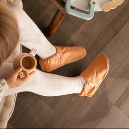 Chaussures de bébé - caramel