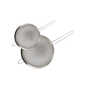 Set van 2 RVS vergieten 15 cm en 24 cm FM Professional