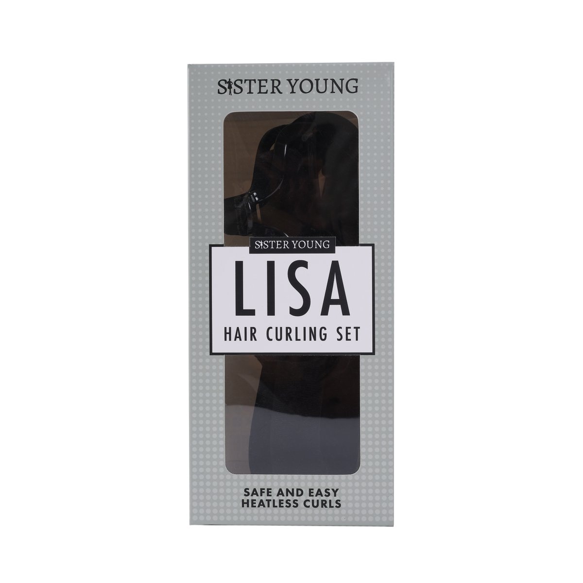 Sister Young l LISA Black – heatless hair curling set