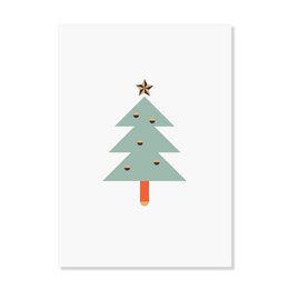 Postkort "Juletræ"