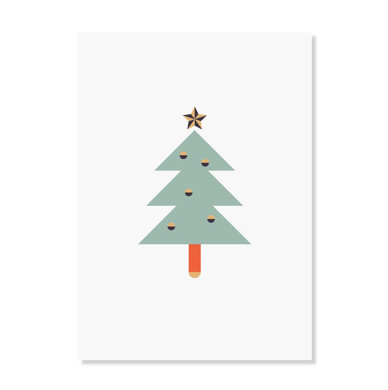 Postkort "Juletræ"