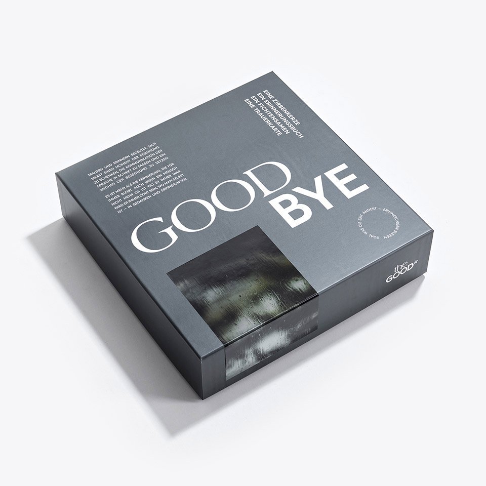 Trostbox "Good Bye" — Trauergeschenk für Angehörige