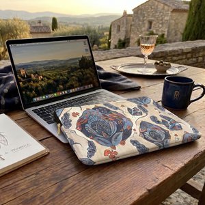 Laptop sleeve - 33x23 cm - VALENTINE - Beige