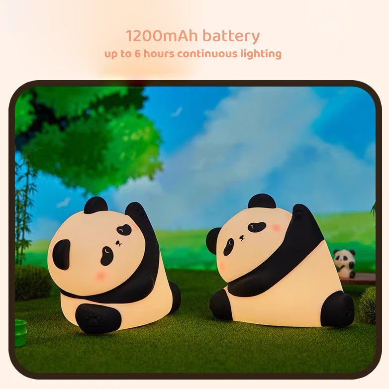 Luce notturna Kungfu Panda – Lampada LED in morbido silicone per la cameretta e il comodino