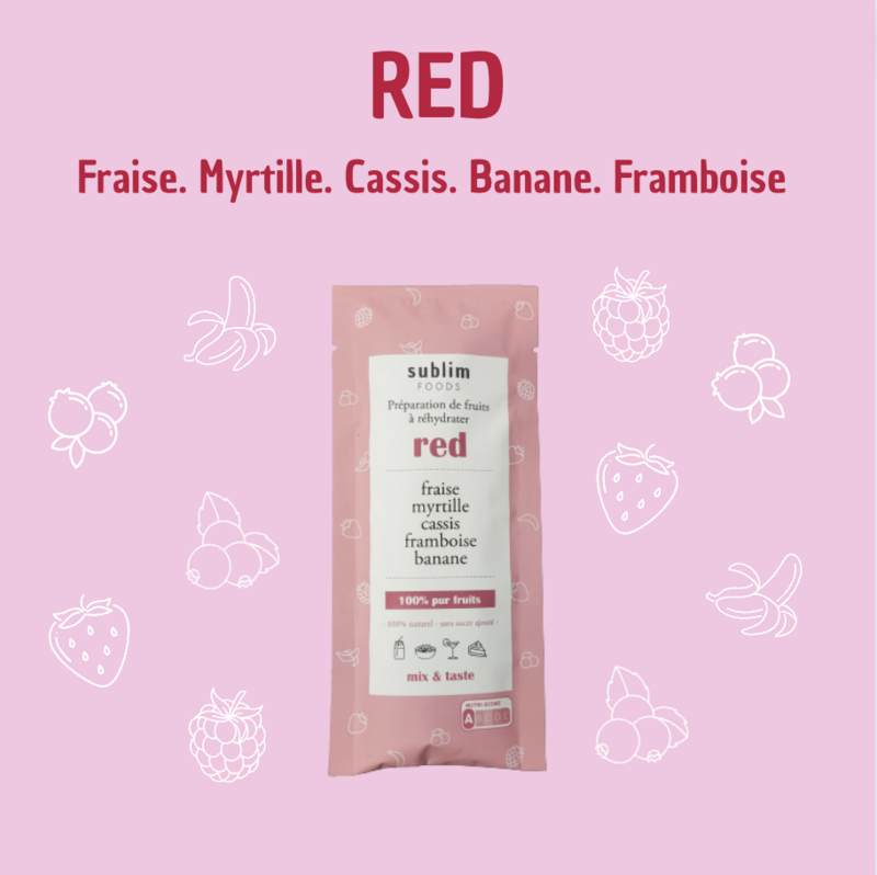 SINGLE Red – 100 % reine Fruchtzubereitung zur Rehydrierung