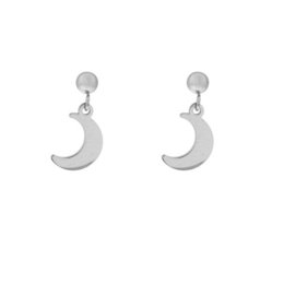 STUD EARRINGS CHARM MOON