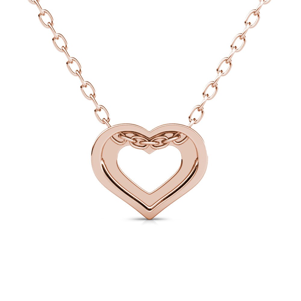 Pendentifs Zeal - Or RosÃ© et Cristal