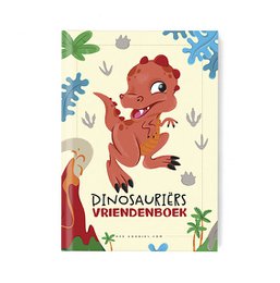 A5 journal with a mermaid illustration and the title "Friends book Mermaid" in Dutch. The journal features a young, dark-haired mermaid with a pink tail and flowers around her.