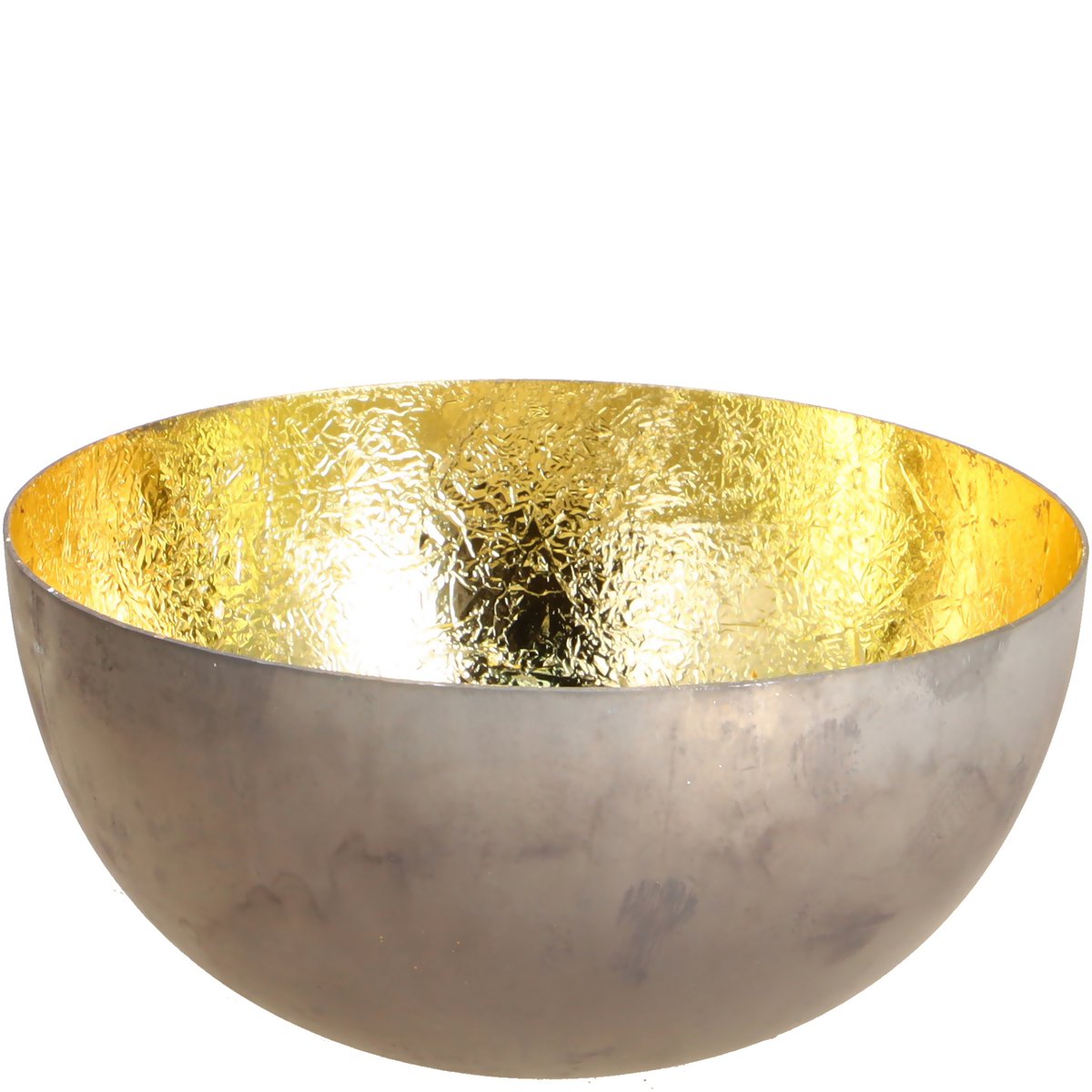 Metall Schale Novel, D10cm, H5cm, gold