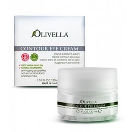 Olivella Contour Eye Cream 30ML, a face product designed to nourish and hydrate the delicate eye area. Contains natural ingredients like olive oil and vitamin E to reduce the appearance of fine lines and wrinkles.