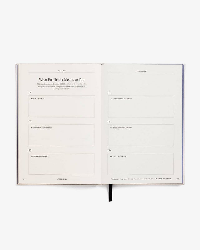 Life Designer Journal - 100+ beder om selvvækst, mål