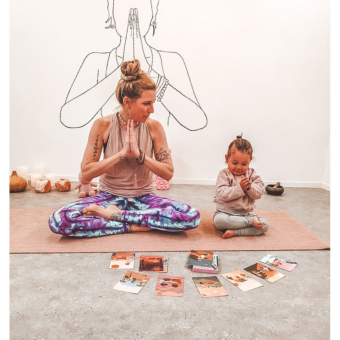Partner-Yoga-Karten für Kinder – Weihnachtsgeschenk
