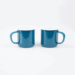 Emaille-Kaffeebecher 400 ml | Draussen