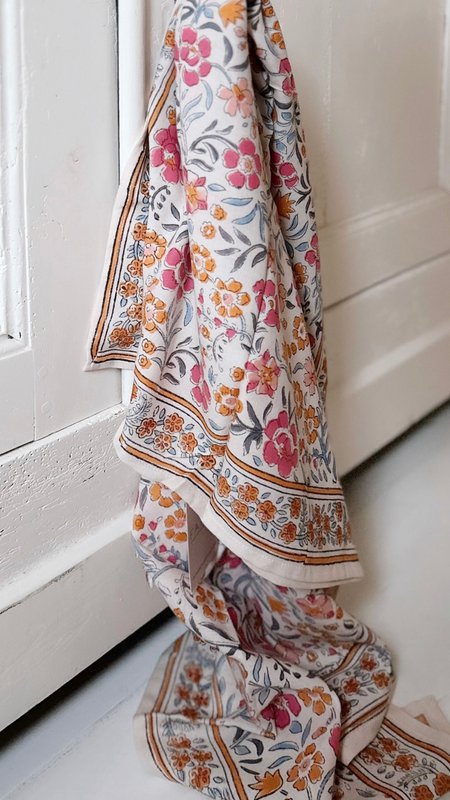 Foulard Adulte Dheli Azur 100 cm