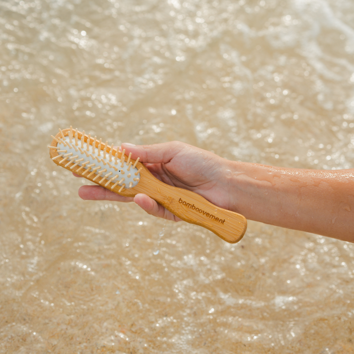 Bamboo Detangling Hairbrush | Plastic-Free | Vegan