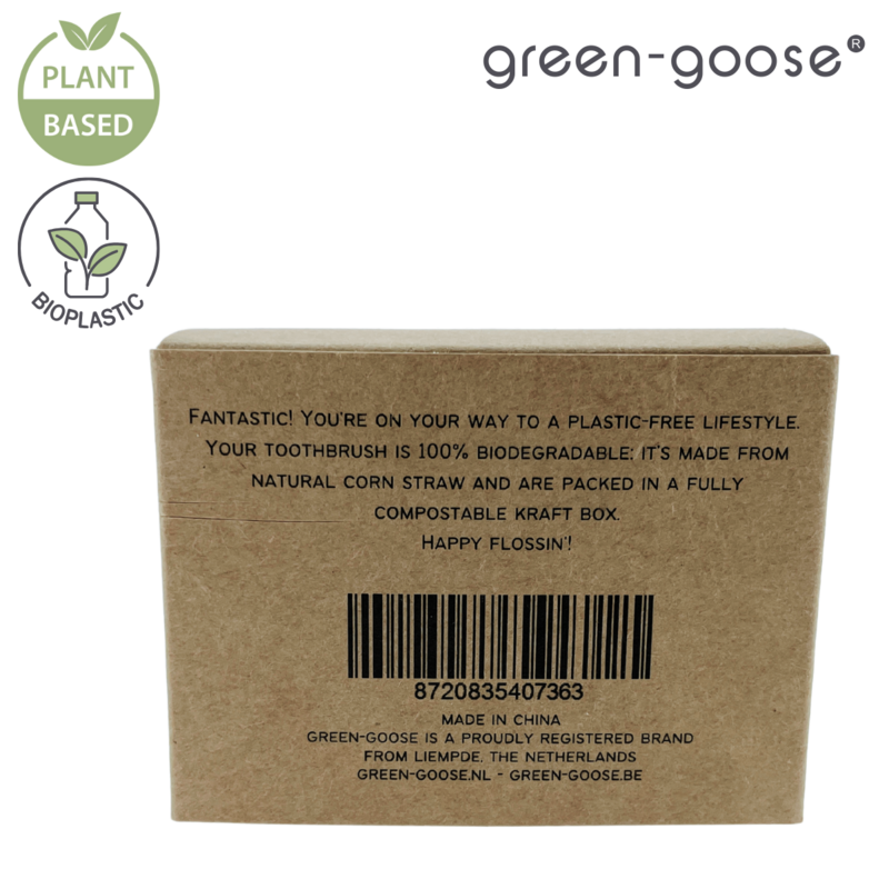 Flosser-50-Stücke mit Green-Goose-Bio-Basis