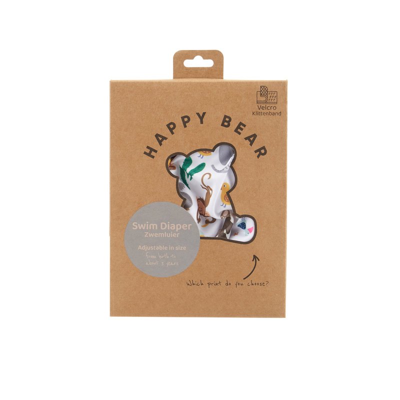 Swim diaper | Velcro | wild animals