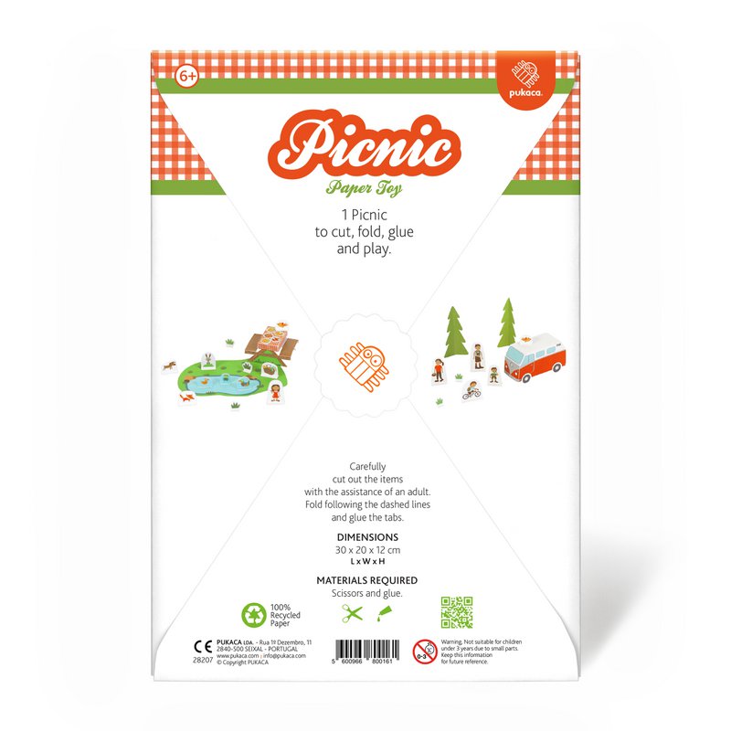 Picnic Paper Toy
