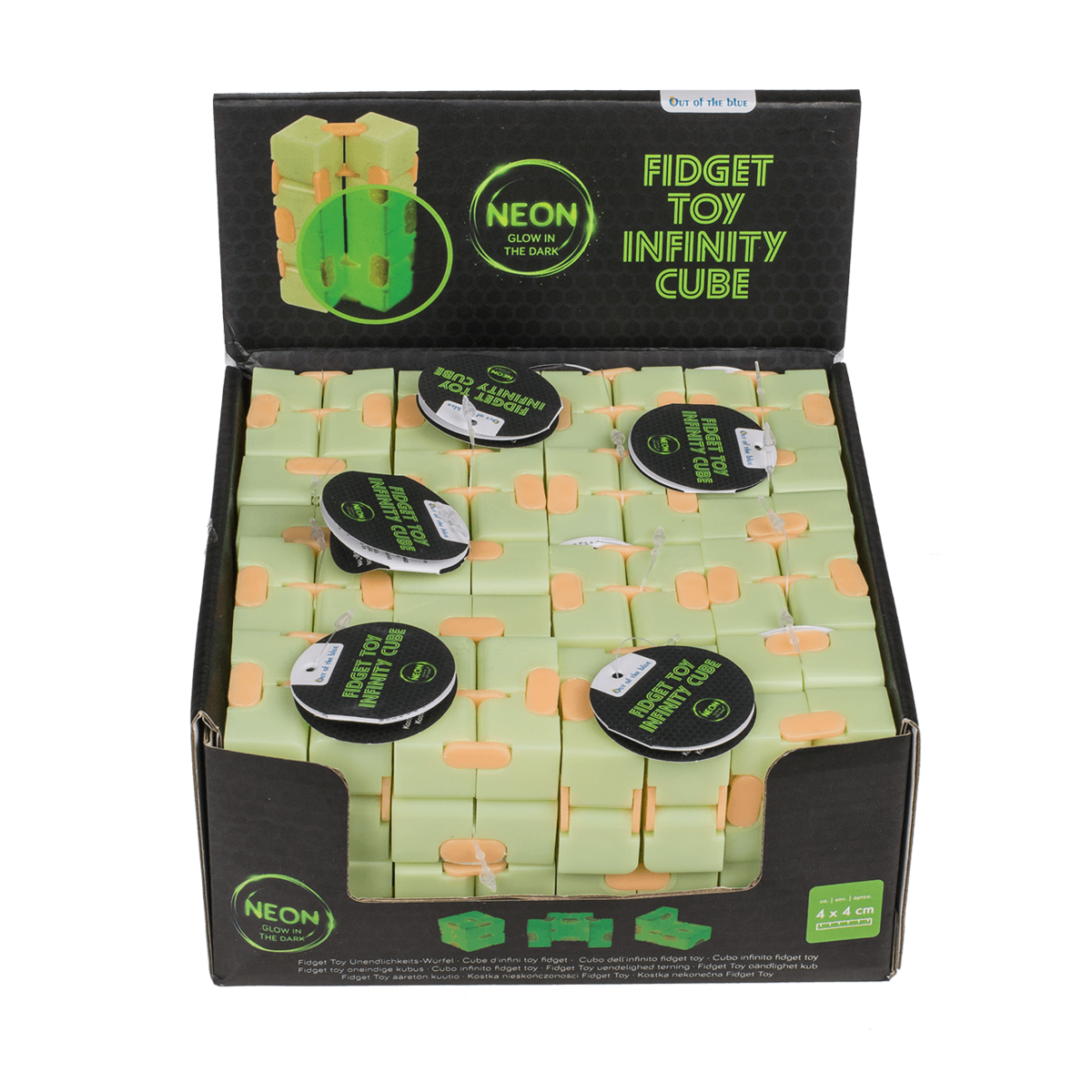 Fidget Toy, Infinity Cube, Glow in the Dark,