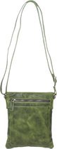 Leather shoulder bag Taupe - Crossbody bag made of taupe -colored leather
